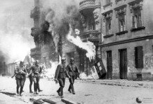 Photo from the Warsaw Ghetto Uprising of 1943